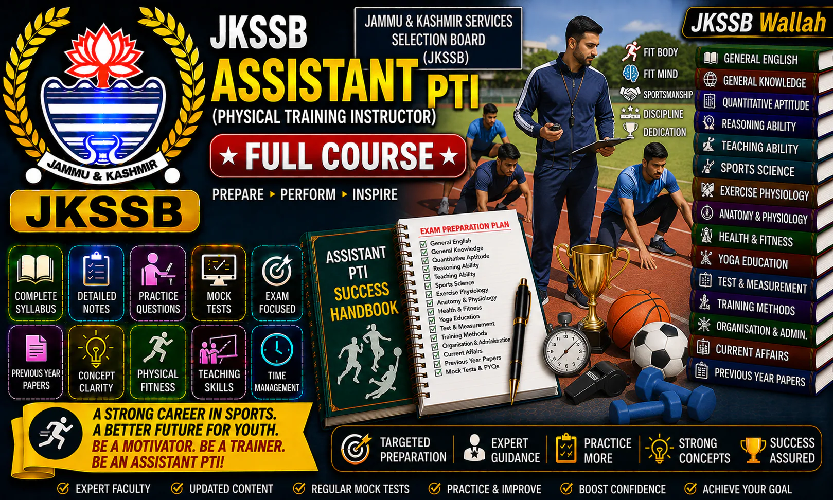 JKSSB Assistant PTI Full Course