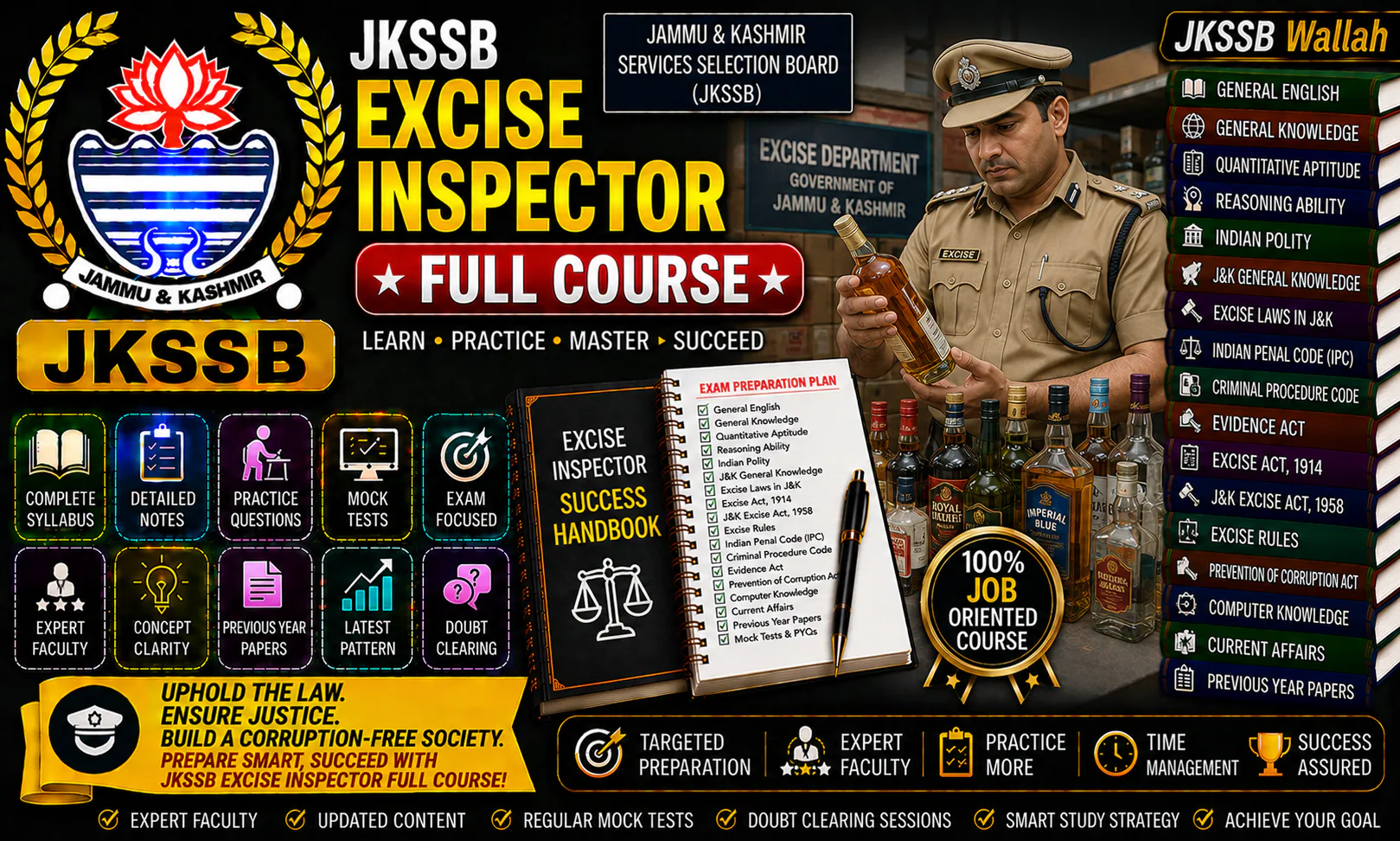 JKSSB Excise Inspector Full Course