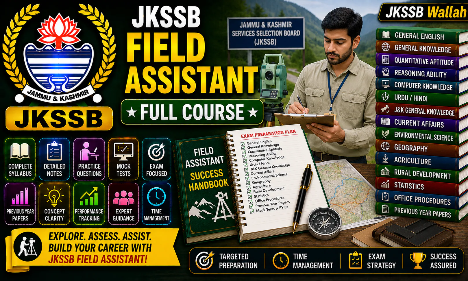 JKSSB Field Assistant Full Course