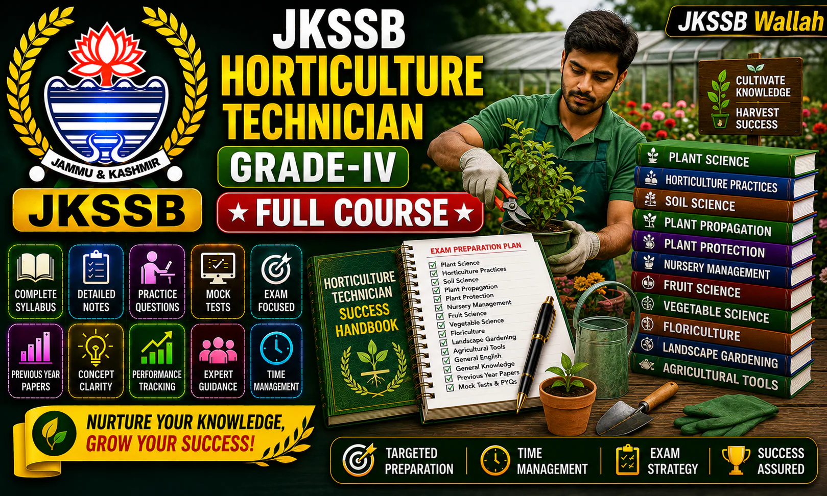 JKSSB Horticulture Technician Grade-IV