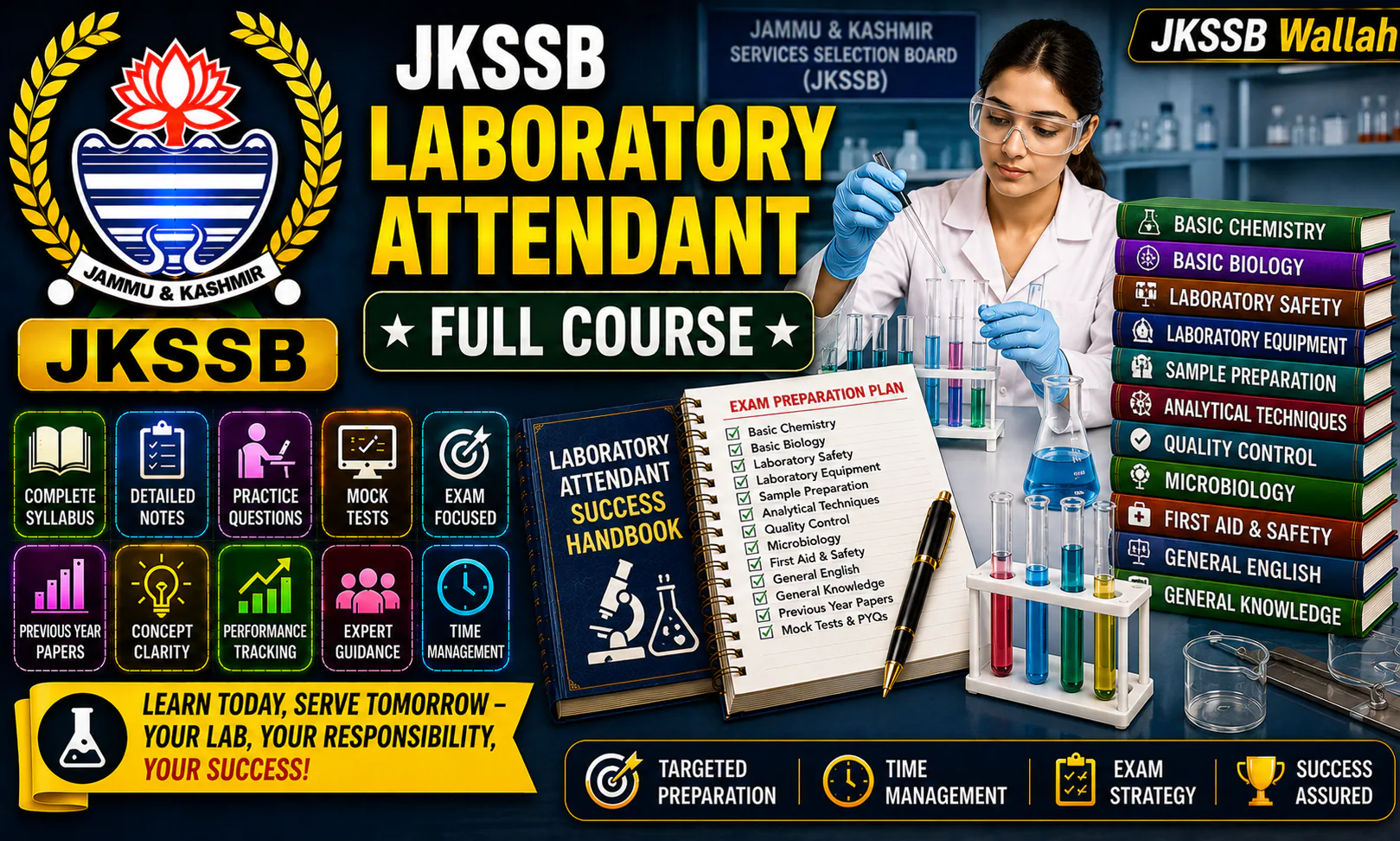 JKSSB Laboratory Attendant Full Course