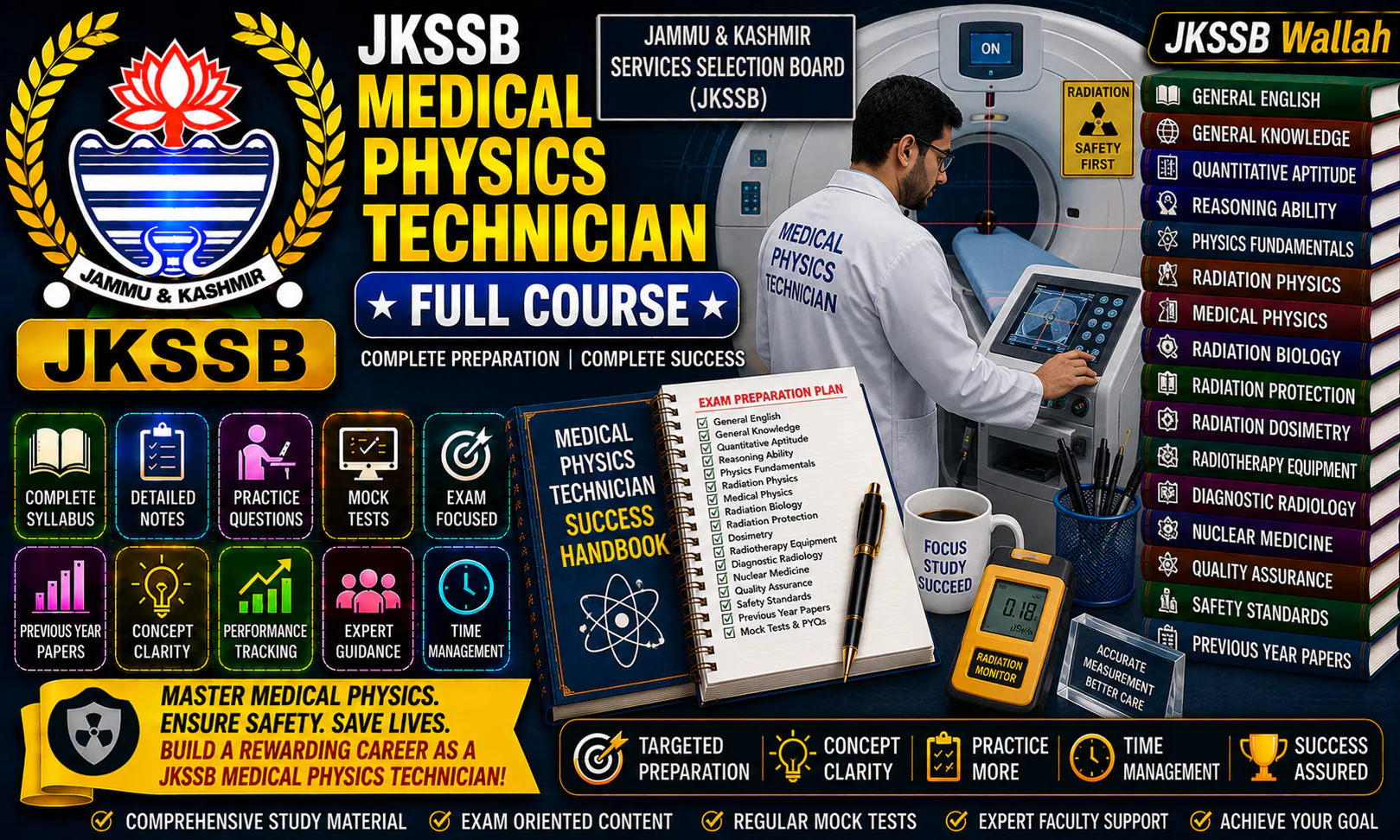 JKSSB Medical Physics Technician Full Course