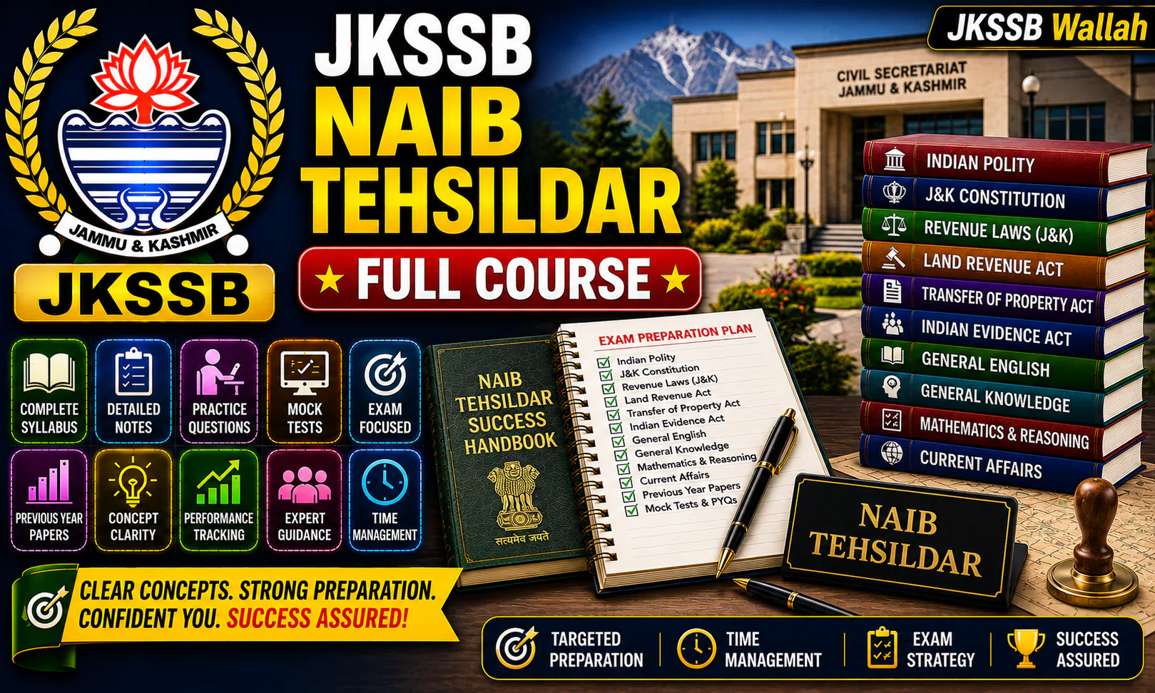 JKSSB Naib Tehsildar Full Course