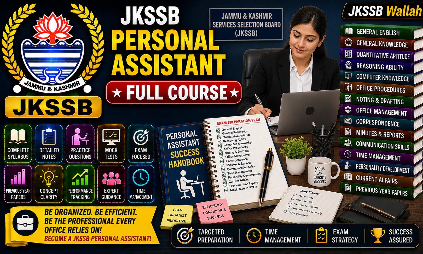 JKSSB Personal Assistant Full Course