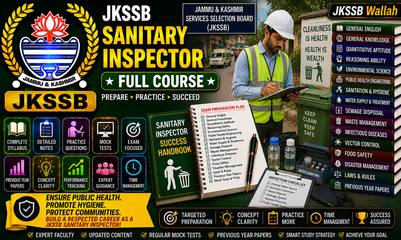 JKSSB Sanitary Inspector Full Course
