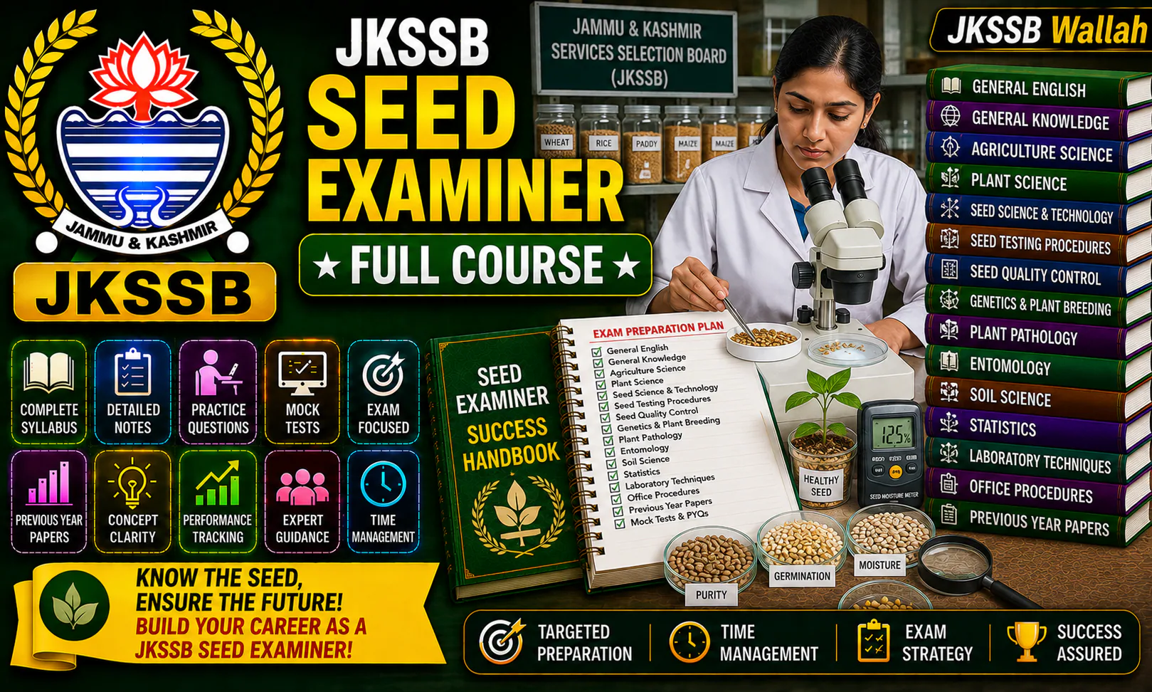 JKSSB Seed Examiner Full Course