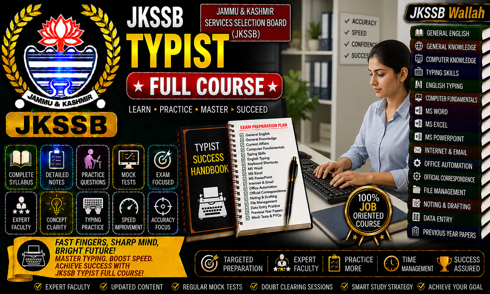 JKSSB Typist Full Course