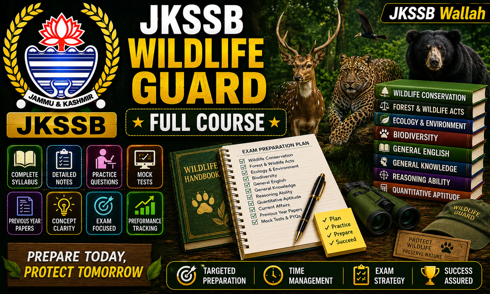 JKSSB Wildlife Guard Full Course